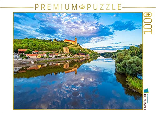 CALVENDO Puzzle melnik, soutok Labe a vltavy | 1000 Teile Lege-Größe 64 x 48 cm Foto-Puzzle für glückliche Stunden