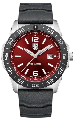 Luminox Herren Taucher Uhr Pacific Diver 3120 Series in der Farbe Silber mit Kautschukarmband, Gehäusedurchmesser: 44 mm, XS.3135