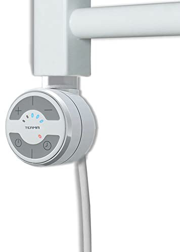Terma MOA White Thermostatic Electric Element for Heated Towel Rail Radiator, Standard and Dual Fuel, All WATTS, UK (Only Electric Element, 600W)