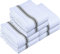Utopia Towels Juego de 6 paños de cocina negros de 15 x 25 pulgadas, 100% algodón hilado en anillo, altamente absorbentes y reutilizables, juego de barra de limpieza, té, cocina y paños de cocina, 200
