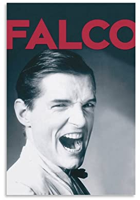 Shenywell Poster Kunstdrucke Falco Musiker-Poster, Raumdekoration für Teenager, Mädchen, Wandgemälde, Heimdekoration, Küche 40x50cm Kein Rahmen