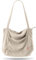 Captain Blues Cord Tasche Damen Umhängetasche mit Reißverschluss, Shopper Tasche Schultertasche Damen Groß Tote Bag für Arbeit, BüRo, Reisen, Einkaufen, Schule, Uni und Alltag (Weiß)