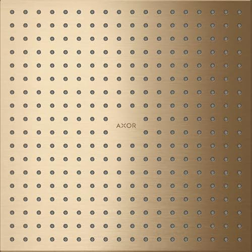 hansgrohe AXOR ShowerSolutions Kopfbrause 300/300 1jet, Decke-Aufputz, 35317140, Farbe: Brushed Bronze
