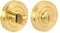 Hunta HANDLEZONE® Bathroom Toilet Door Thumbturn and Release Set - Brushed Brass