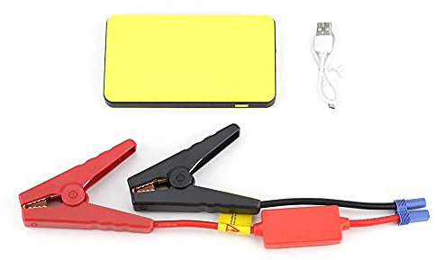 TOUISEDGI Car Battery Jump Starter Portable, 12V Car Jump Starter Engine Battery Charger Power Bank, Built in LED Flashlight, for Gasoline Engine 3.0L(yellow)