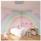 Papier Peint Rose Fille Violet Papier Peint Panoramique Papier Peint Intissé pour Salon Chambre Couloir Tapisserie Murales Papier Peint 3d Papier Peint Décoratif Murale 336x238cm