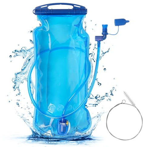 Libershine Trinkblase 3 L Hydration Blase staubdichte für Trinkrucksack, Trinkschlauch & Reinigungsbürste, BPA-freie Wasserblase, Auslaufsicheres Trinksystem für Rucksack, Wandern & Outdoorsport