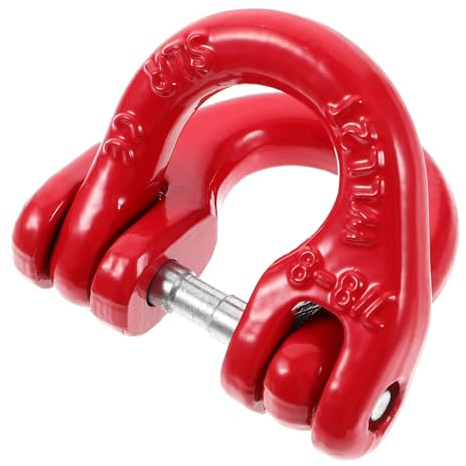GLEAVI Collegamento Fibbia Di Sollevamento Serratura A Martello Connettori Sma Catena Di Sicurezza Connettore Per Verricello Traino Accoppiatore Martello Catena Accessori Metallo Acciaio