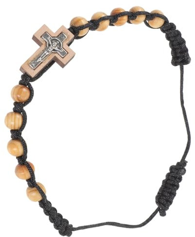 SHERCHPRY Corda Catena Di Perline Ornamento Della Collana Del Rosario Preoccupazione Decoro Bracciale Rosario Collana Rosario Decorativo Rosario Per Regalo Braccialetto Attraverso Lega