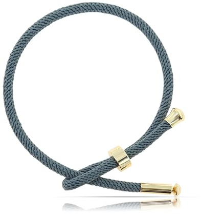 Made by Nami Bracelet de Corde Coulissante Réglable pour Hommes et Femmes Bracelet de Cordon Tressé de Surfeur pour Hommes et Femmes