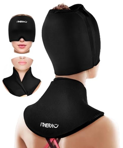 I-THERA-U Migräne Maske und für Kühlpacks Den Nacken