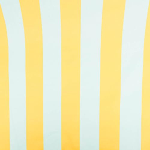 SCHÖNER LEBEN. Baumwollstoff Dekostoff Digital Streifen gelb blau 1,40m breit