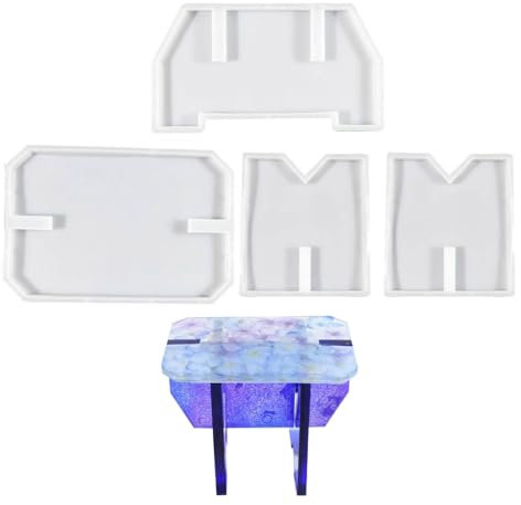 Molde rectangular de silicona para taburete, para muebles de hogar, cemento