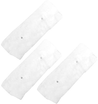 Ipetboom 30stücke Scheibenreiniger Baumwollwischer Fensterputzerzubehör Gummistreifen Reinigungswatte Feste Schnalle Ersatz Wischer Für Fensterreinigung