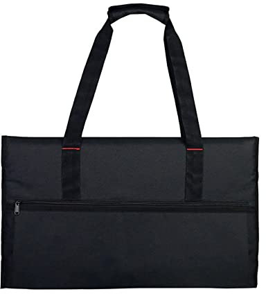 Fmzrbnih Monitor Carrying Case - Adjustable Computer Carry Bag, Portable Laptop Monitor Bag | Protective Monitor Carry Bag with Multiple Pockets for 20-24 Inch Monitors (28.3 x 21.2 Inches), black