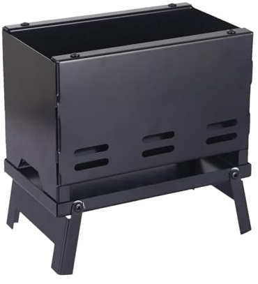 Grille d'extérieur portable, grille de charbon portable | Petit barbecue extérieur pliable au charbon,Grille de barbecue de camping stable Grille de charbon de table pour giard