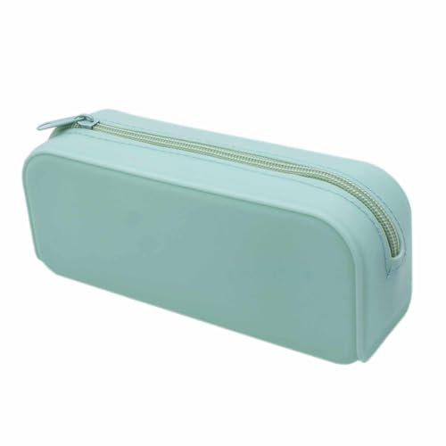 TECHZOCO Astuccio per scuola, astuccio multiuso in silicone, astuccio portapenne, accessorio per la scuola, accessori per la matita, design rettangolare, portapenne da tavolo, lunghezza 18,5 cm