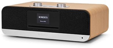Blutune 300L All-in-One Audiosystem mit CD, Dab+/FM/Bluetooth/USB, Kirschbaum