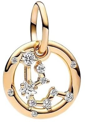 WEIMU Charms Sternzeichen für Armband 925 Sterling Silber 12 Sternbilder Charms Beads ,Armband Halskette Valentinstag Muttertag, für Europäische Armbänder Halskette