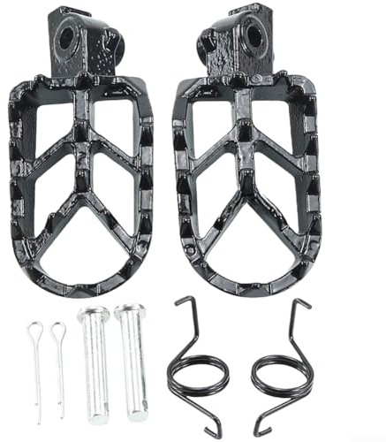 Repose-pieds en fonte pour moto tout-terrain XR CRF BBR 50CC-140CC - Noir