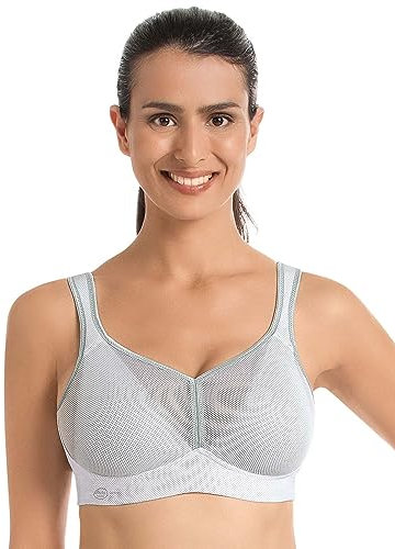 Anita – AIR Control DELTAPAD Sport BH Damen bügellos & starker Halt – Sports Bra luftdurchlässig & leicht - Büstenträger mit Schaumschale für den Sport Körbchengröße A-H 65-95 - Weiß
