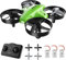 ATOYX Drone Enfant d'intérieur Hélicoptère Télécommandé Quadcopter Mini Drones pour Enfants avec Mode sans Tête Avion Mini avec Télécommande Jouet Cadeau pour Enfant et Débutant AT-66C (Vert)