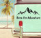 Born for Adventure Aufkleber Sticker Decal Vinyl für Camper, Wohnmobil, Wohnwagen, Auto, Motorrad, Koffer, Fahrrad, Notebook und mehr