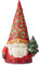 Enesco Jim Shore Heartwood Creek Weihnachtswichtel, für drinnen und draußen, 50,7 cm, mehrfarbig
