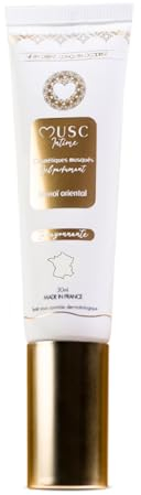 MUSC INTIME La Marque Offcielle - Parfum Intime - Monoï Oriental - La Rayonnante - Soin Femme - Absorbe Les Odeurs Les Plus Intimes - Tenue 48h - Flacon Pompe - 30ml