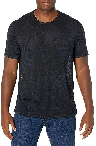 John Varvatos Herren Castillo Tee, Marineblau, XX-Large