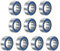 sourcing map 10 Stück MR95-2RS Miniatur-Rillenkugellager 5x9x3mm Gummiabgedichtete Lager für TRX4 1/10 RC Autos, LKWs, 3D-Drucker, P6 (ABEC 3)