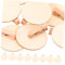 PRETYZOOM Clip 20pcs Mini Holz Clips Etiketten Karten Klemmen Memo Klemmen Für Message Boards Decor