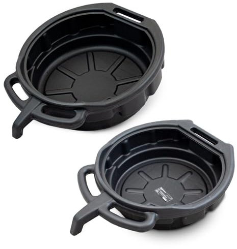 2X 10L + 15L Bituxx Universal-Auffangwanne Ölauffangwanne Mehrzweckwanne Ölauffangbehälter Ölwanne Öl Wechsel laugen- und säurefest