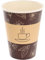 Love Nature Pappbecher 300ml - Kaffeebecher to Go Pappe - 50 Stück Einwegbecher zum Servieren von Kaffee, Tee, heißen und kalten Getränken