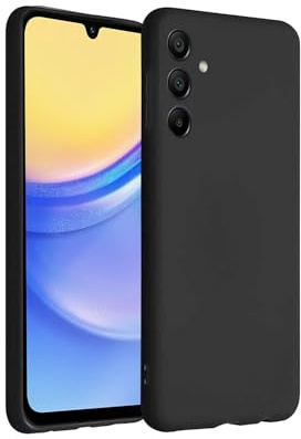 Phone Case For Galaxy A16 Silicone Gel Skin Tough Shockproof Compatible With Galaxy A16 4G/5G Phone Cover (Black)