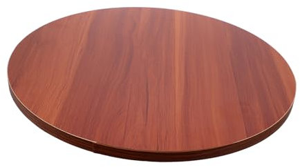 Gatuida Runde Tischplatte 40cm Braun für Esszimmer und Selbstgemacht