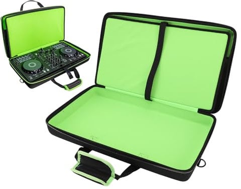 Plyisty Custodia Controller DJ per DDJ-FLX4/FLX2/DDJ-400/DDJ-SB2/DDJ-SB3/DDJ-REV1, Custodia da Trasporto Dure DJ Imbottita per DDJ-RB 2 Canale Controller