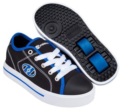 Heelys Classic, Jungen Sneaker, Schwarz (Black/White/Snorkel Blue Black/White/Snorkel Blue), 35 EU