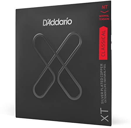 D'Addario XTC45, XT Classical Guitar Strings Silver Plated Copper, Normal Tension