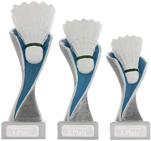Federball Badminton Pokal Größe S Serie Metz mit Gravur