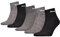 Puma Unisex Short Socken, Grau/Grau, 39/42 (5er Pack)