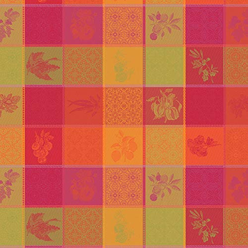 Garnier-Thiebaut 41064 Tablecloth Mille Tutti Frutti Tischdecke Sangria, Baumwolle, Mehrfach