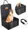 AMZPET 2-in-1 Front Car Seat Cover for Dogs and Dog Booster Seat (Universal: 47cm) Waterproof - Scratch-Proof and Non-Slip
