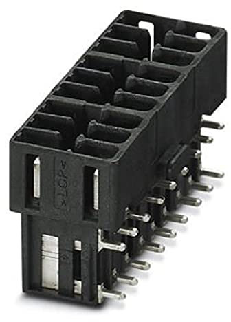 PHOENIX CONTACT HSCH 1,5-3U/18 THR 9005 Leiterplattengrundleiste, Nennquerschnitt 1,5 mm², Schwarz, Anzahl der Anschlüsse 18, Artikelfamilie HSCH 1,5/..-G-THR, Rastermaß 3,45 mm, 150 Stück