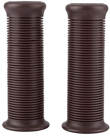 Lenkergriff, 1 Paar 1 Zoll 25 Mm / 1.1 Zoll 28 Mm Universal Motorrad Vintage TPU Griff Lenkergriff(Dunkelbraun)