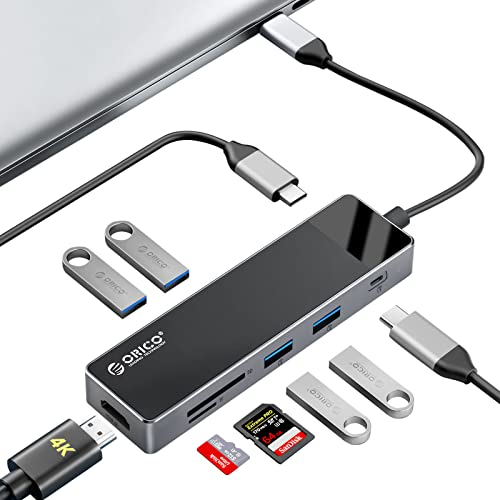 USB Docking Station, 9 in 1 USB C Hub 3.0, Multiple Adapter con PD 100W,HDMI 4K@30Hz,USB-A3.0×3, USB-C3.0×1,USB-A2.0×1,SD/TF×1 Compatibile con Dell/Surface/HP/Lenovo Laptops