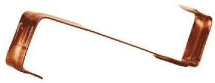 FT Metalli - Reggicoppo ad S Inox Ramato - Ganci per i coppi e per le tegole - Reggicoppo tutte le tipologie Inox Ramato - Reggicoppo S - 100 pz