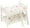 SAFIGLE Etagenbetten Möbel Holz Puppenhaus Etagenbett Spielzeug Miniatur-Etagenbett Puppen-Etagenbett Mini-Etagenbett Mini-Hausbett Mini-Bett Puppenhaus