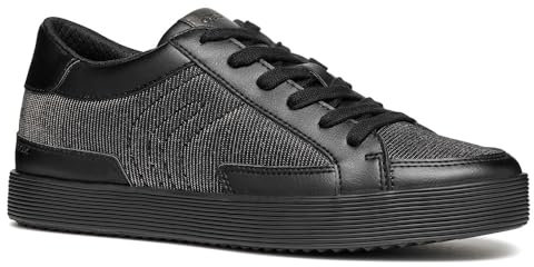Geox Women's D Blomiee B Sneaker, Noir, 42 EU