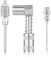 3pcs 90 Degree Needle Grease Fitting Nozzle & Grease Gun Needle Adapter Dispenser & Grease Injector Needle with Cap, Grease Coupler Fitting Tip Greasing Accessory Kit for Hard-to-Reach Fittings